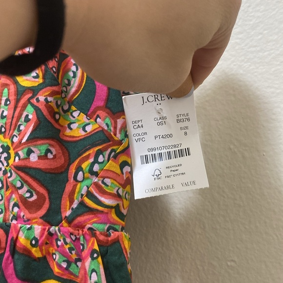 NWT Jcrew floral dress - Picture 4 of 6